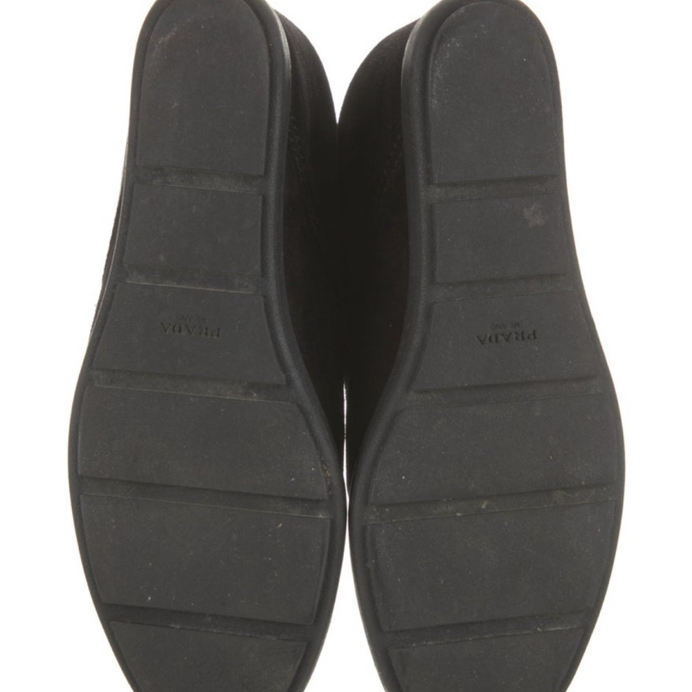 Prada Sport Black Wedge Ankle Boots - Picture 4 of 5